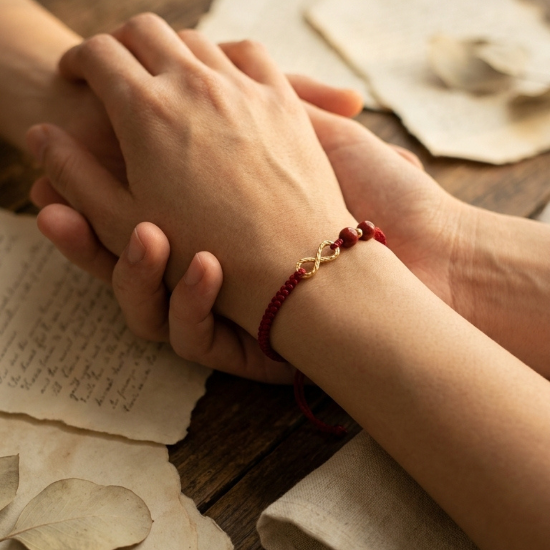 1+1 OFERTA Pulseras Hilo Rojo del Destino
