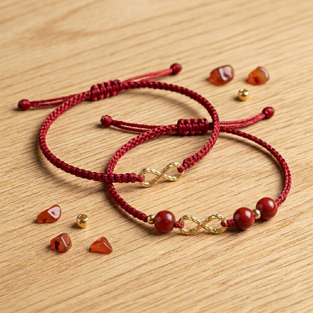 1+1 OFERTA Pulseras Hilo Rojo del Destino